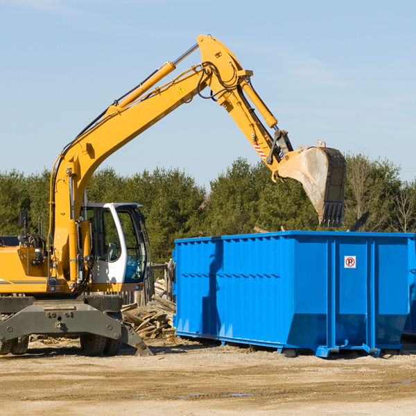 what size residential dumpster rentals are available in Greenbrier TN